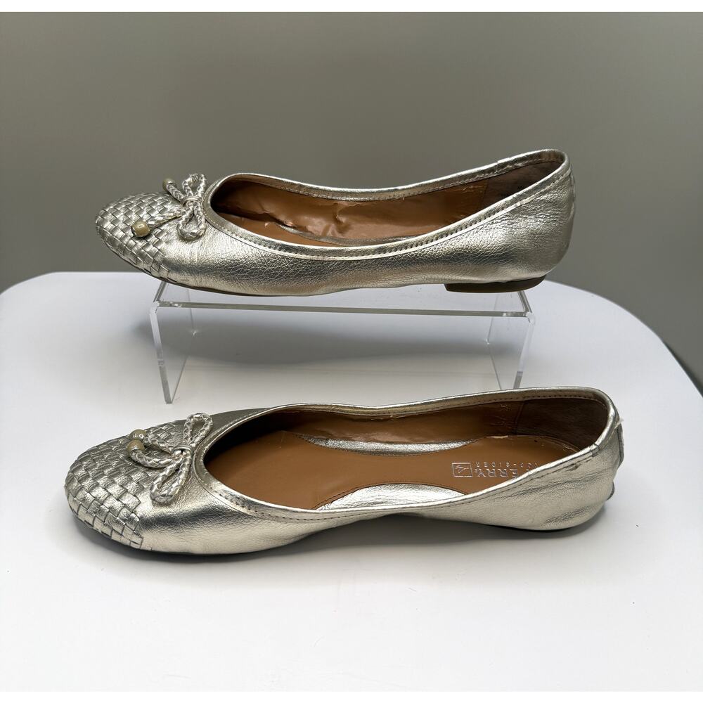 BUNDLE: 2 Sperry Maya Flats in Burgundy & in Gold Sz 9.5 - Picture 14 of 16